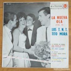 Discos de vinilo: LA NUEVA OLA VOL II. LOS T.N.T. Y TITO MORA (LP) 1963. Lote 341140778