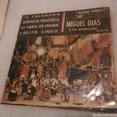 Discos de vinilo: MIGUEL DÍAS Y SUS MARIACHIS - LA CALANDRIA + 3