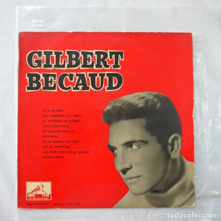 Discos de vinilo: GILBERT BECAUD - TU EL PAJARO - LP 10 - LDLP 1036 - Foto 1