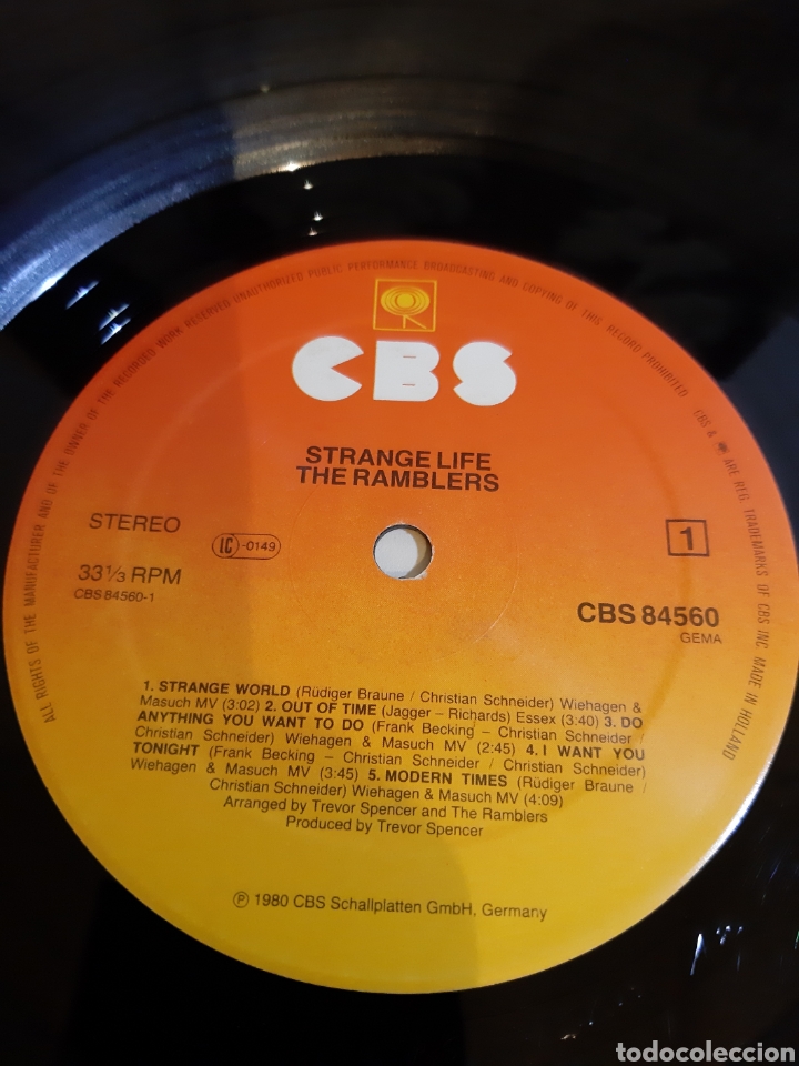 Discos de vinilo: *The Ramblers*&nbsp;&ndash;&nbsp;Strange Life. C.4 - Foto 3