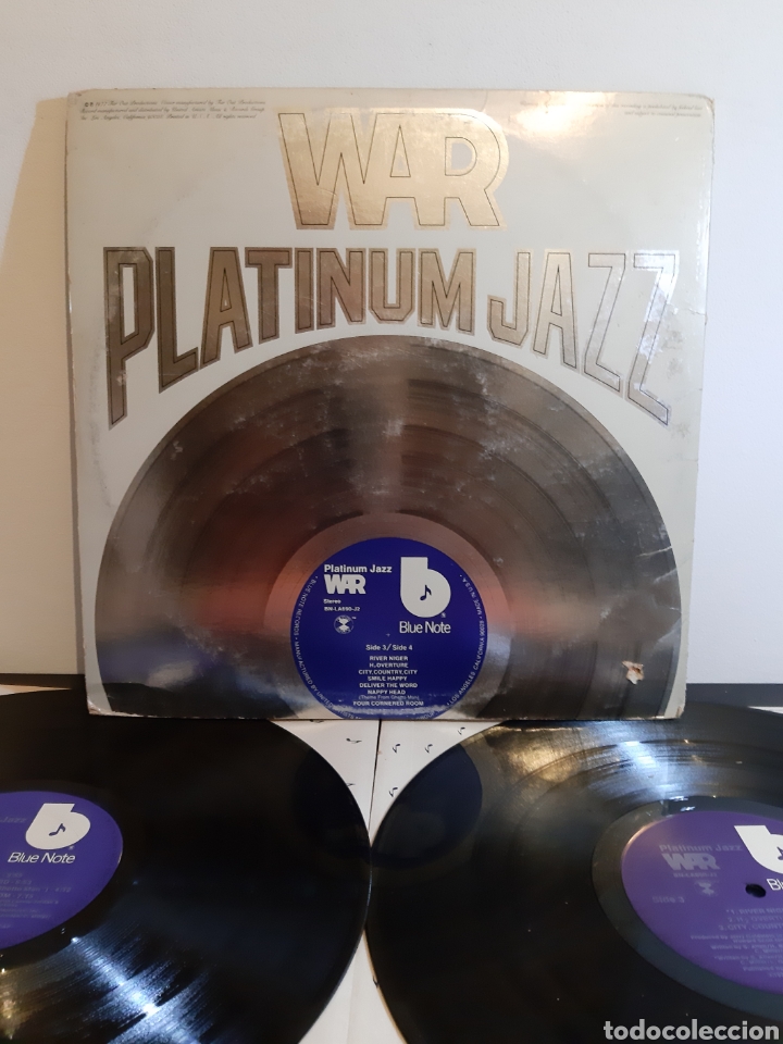 Discos de vinilo: *War&nbsp;&ndash;&nbsp;Platinum Jazz. 1977. Original. U.S.A. LA.3 - Foto 3