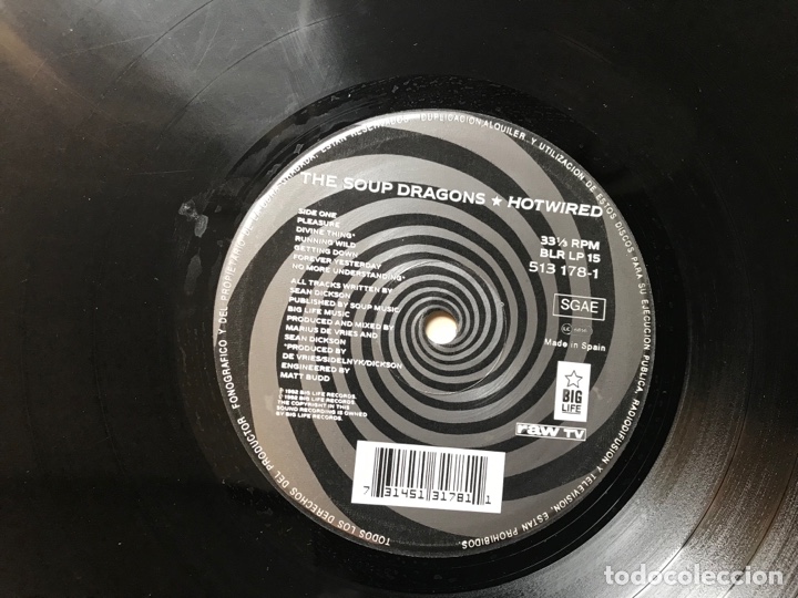 Discos de vinilo: The Soup. Dragons. Hotwired - Foto 3