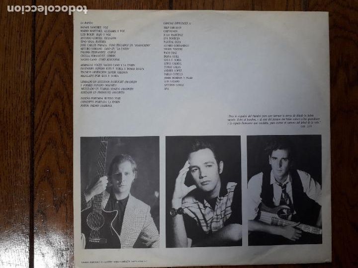 Discos de vinilo: La Union - vivir al este del ed&eacute;n - Foto 4