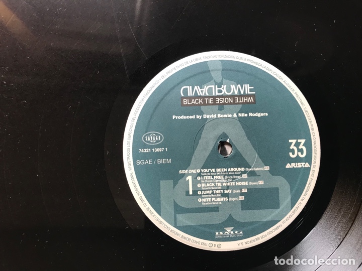 Discos de vinilo: David Bowie. Black tie. White noise - Foto 5