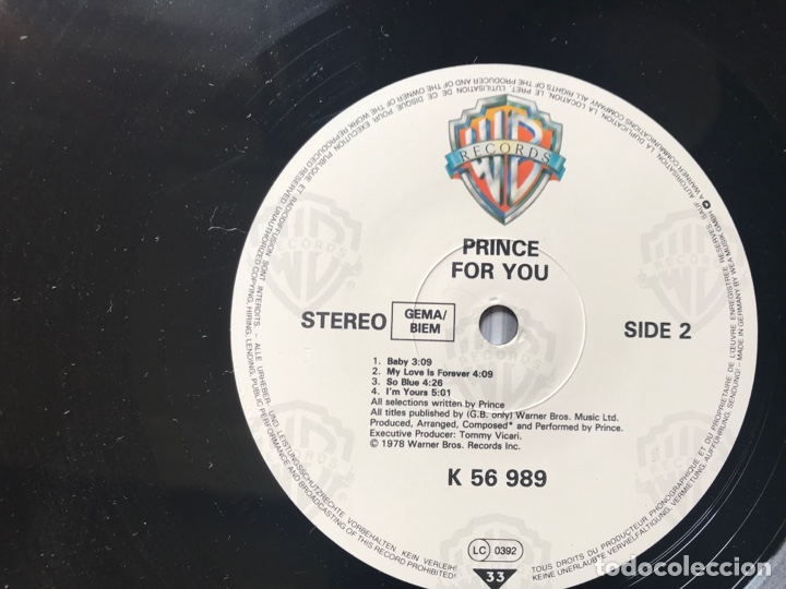 Discos de vinilo: Prince. For you - Foto 6