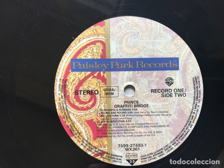 Discos de vinilo: Prince. Grafitti Bridge - Foto 5
