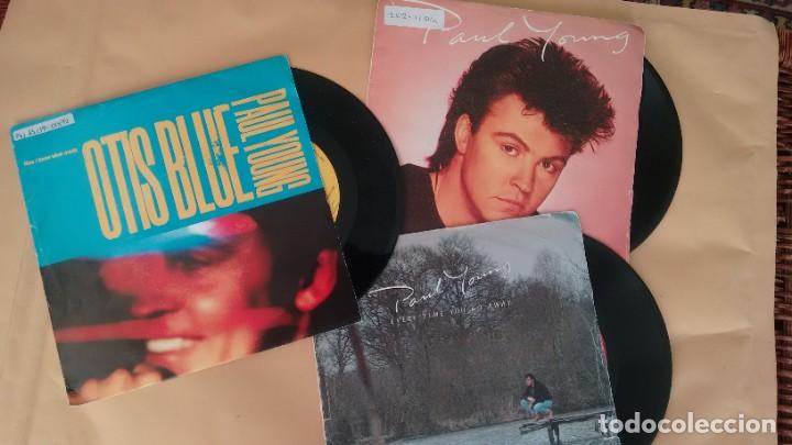 Discos de vinilo: LOTE DE 3 SINGLES (VINILO) DE PAUL YOUNG - Foto 1
