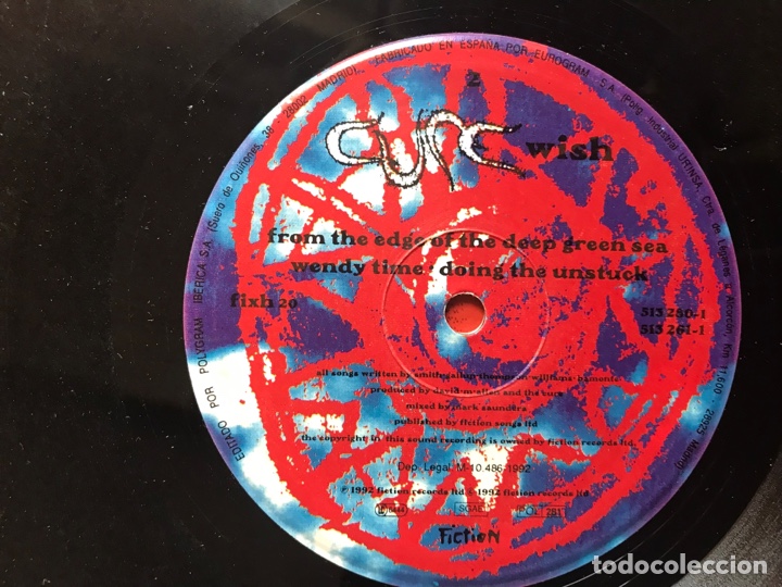 Discos de vinilo: The Cure. Wish - Foto 7