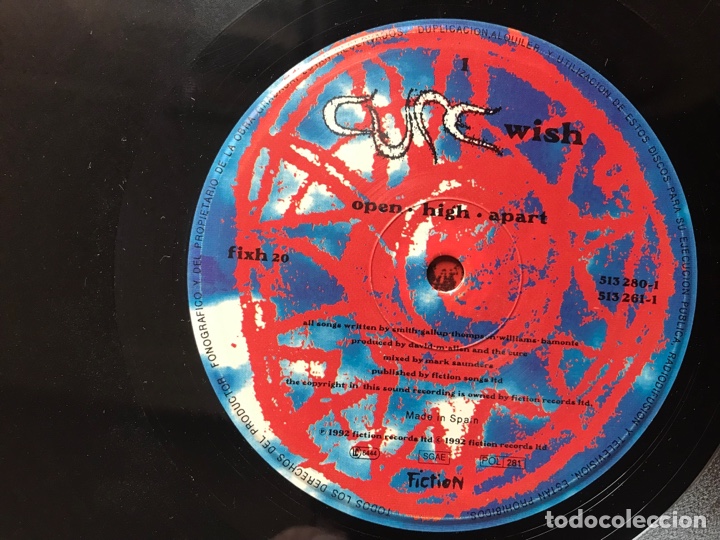 Discos de vinilo: The Cure. Wish - Foto 8