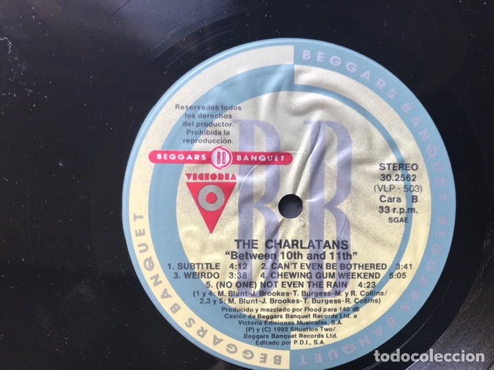 Discos de vinilo: Charlatans. Between 10 th and 11 th. - Foto 5