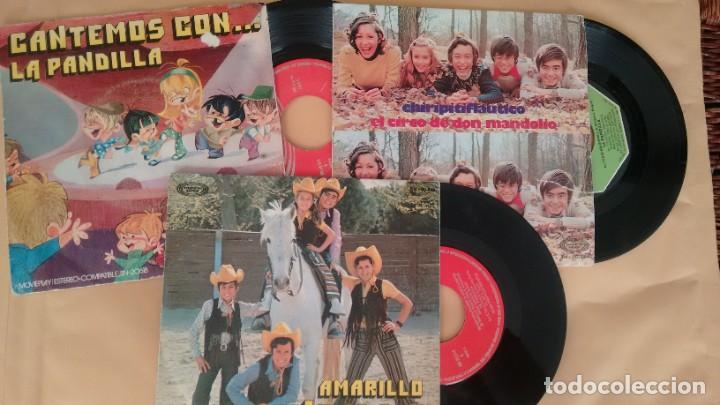 Discos de vinilo: LOTE DE 3 SINGLES ( VINILO) DE LA PANDILLA - Foto 1