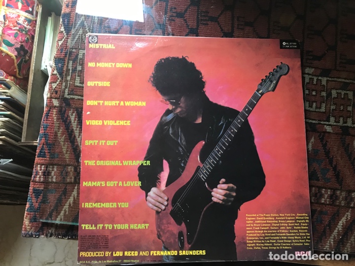 Discos de vinilo: Lou Reed. Mistrial - Foto 2