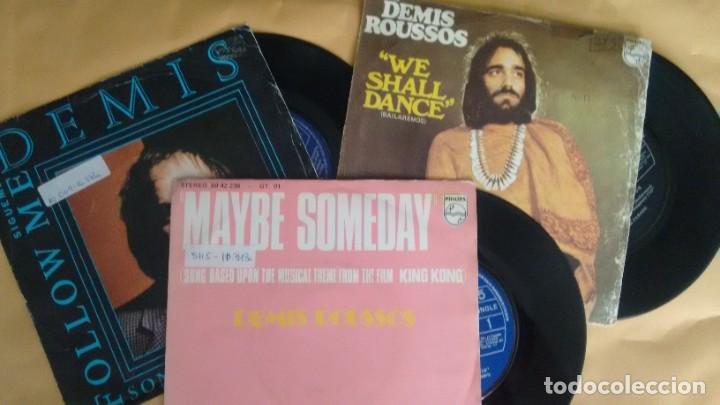 Discos de vinilo: LOTE DE 3 SINGLES (VINILO) DE DEMIS ROUSSOS - Foto 1