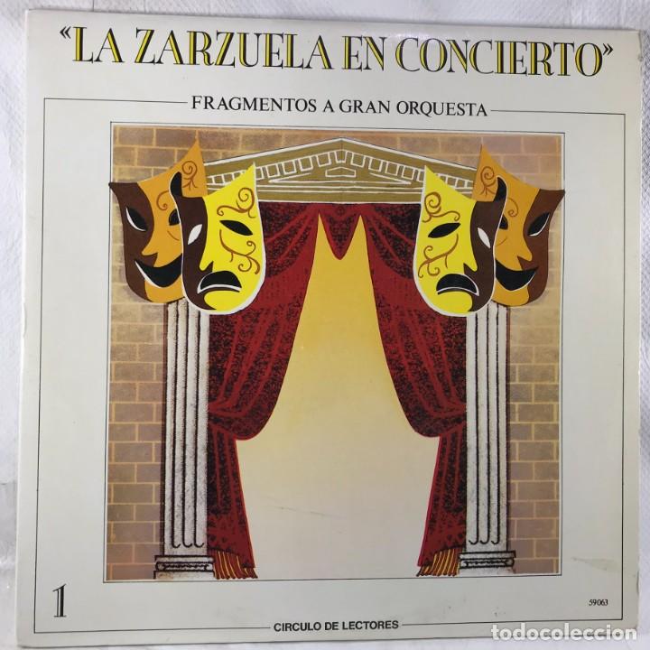 Discos de vinilo: La Zarzuela en Concierto - Ed. Esp. Circulo de Lectores - Doble lp