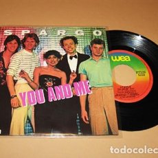 Discos de vinilo: SPARGO - YOU AND ME - SINGLE - 1980 - Nº1 EN DISCOTECAS