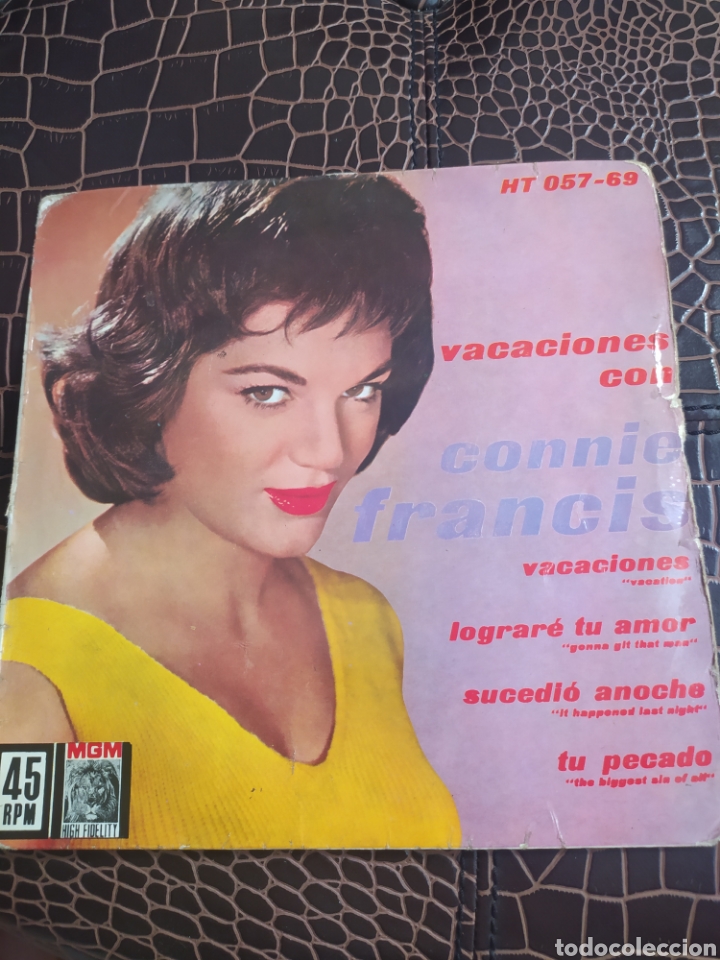 Discos de vinilo: Single EP Connie Francis - Foto 1