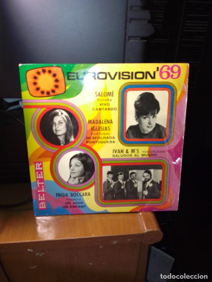 Discos de vinilo: Eurovisi&oacute;n 69. EP 4 temas - Foto 1