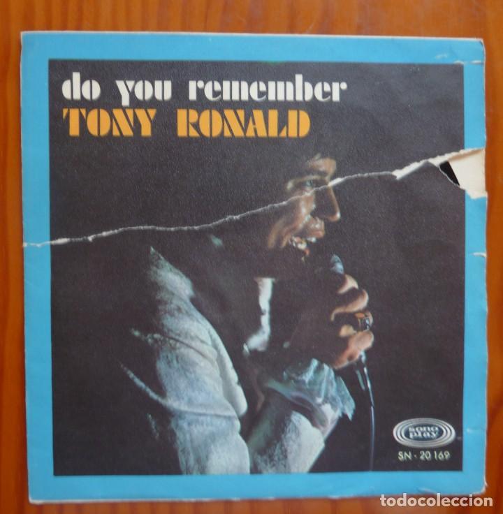 Discos de vinilo: TONY RONALD / DO YOU REMEMBER / 1963 / SINGLE - Foto 1