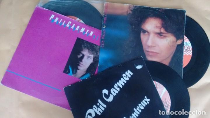 Discos de vinilo: LOTE DE 3 SINGLES ( VINILO) DE PHIL CARMEN - Foto 1