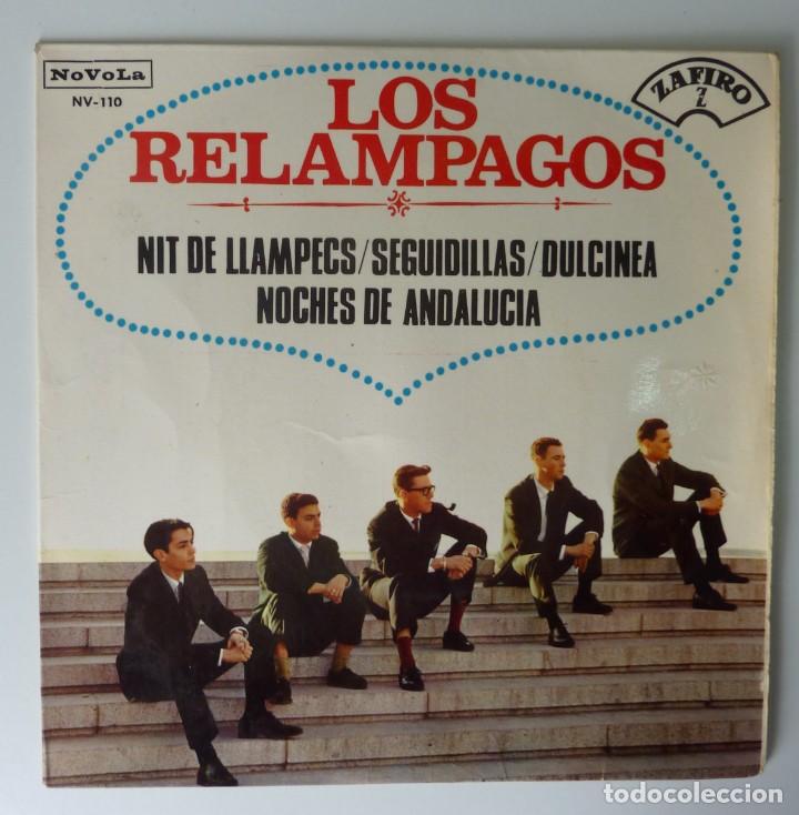 Discos de vinilo: LOS RELAMPAGOS // NIT DE LLAMPECS+3 // 1965 // EP - Foto 1