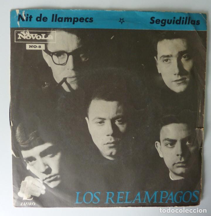 Discos de vinilo: LOS RELAMPAGOS // NIT DE LLAMPECS // 1965 // SINGLE - Foto 1