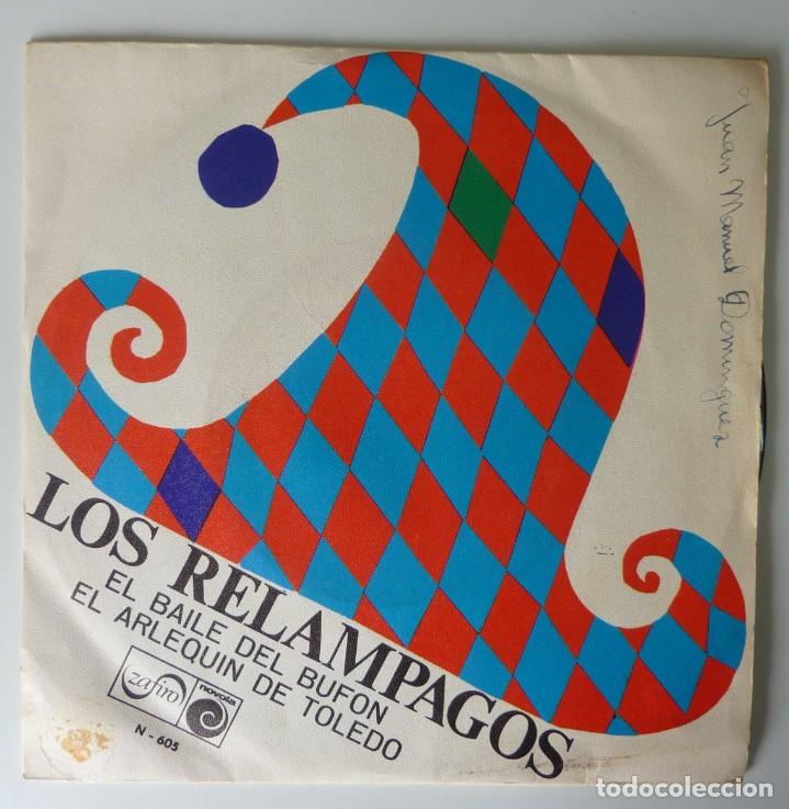 Discos de vinilo: LOS RELAMPAGOS // EL BAILE DEL BUFON // 1967 // SINGLE - Foto 1