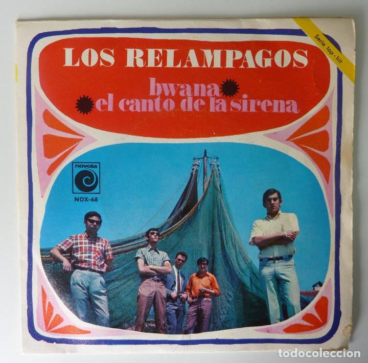 Discos de vinilo: LOS RELAMPAGOS // BWANA// 1968 // SINGLE - Foto 1