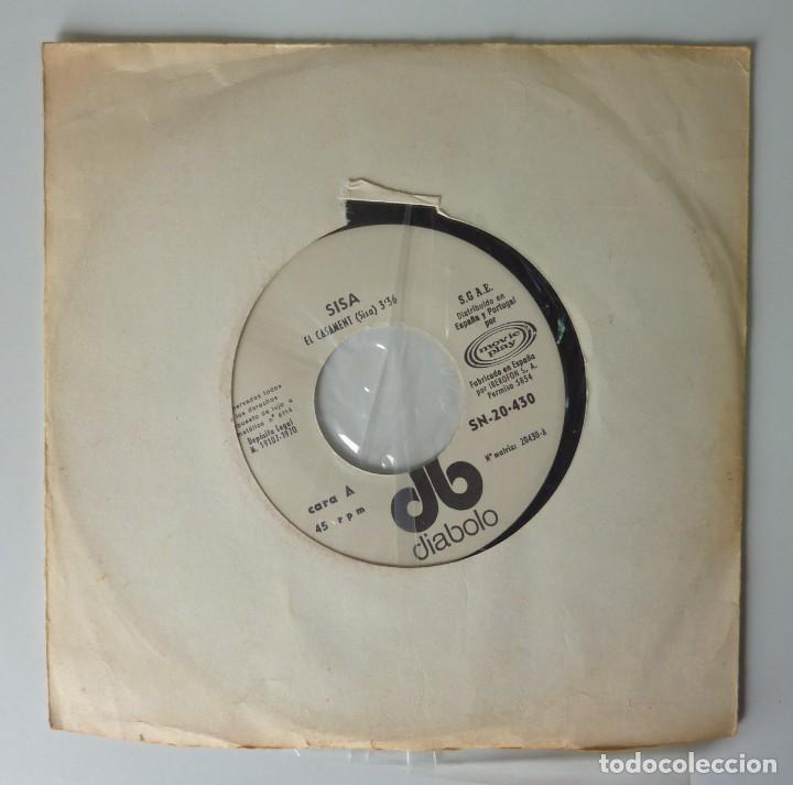 Discos de vinilo: SISA // EL CASAMENT // PROMOCIONAL // 1970 // SINGLE - Foto 1