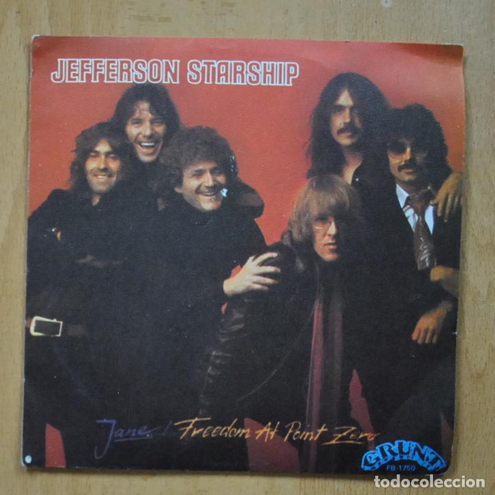 Discos de vinilo: JEFFERSON STARSHIP - JANE / FREEDOM AT POINT ZERO - SINGLE - Foto 1