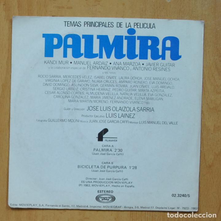 Discos de vinilo: VARIOS - PALMIRA - SINGLE - Foto 2