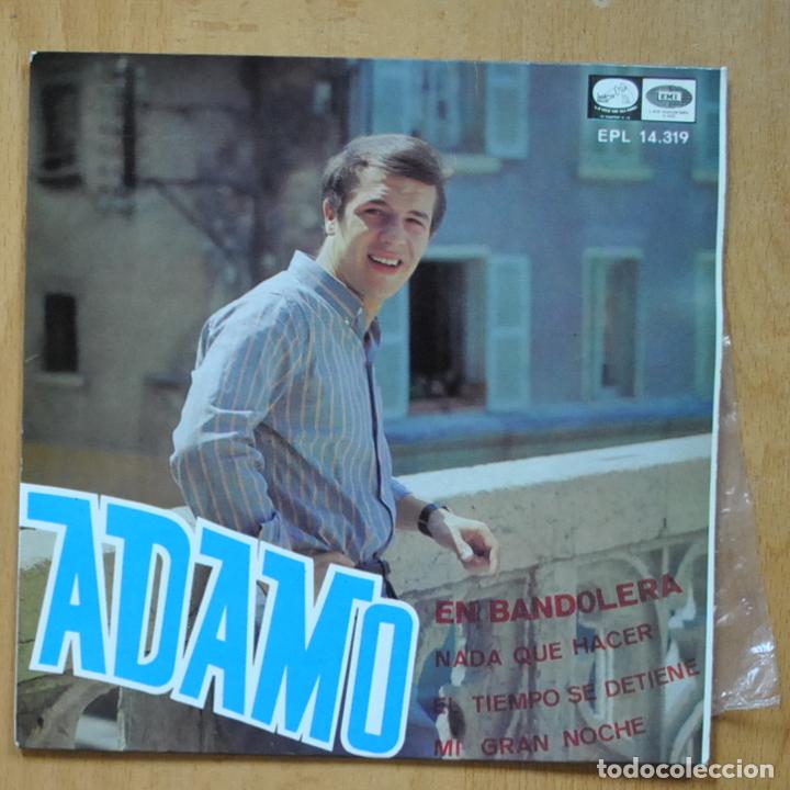 Discos de vinilo: ADAMO - EN BANDOLERA + 3 - EP - Foto 1