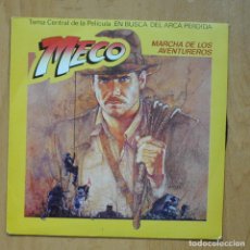 Discos de vinilo: MECO - MARCHA DE LOS AVENTUREROS - SINGLE. Lote 341702148
