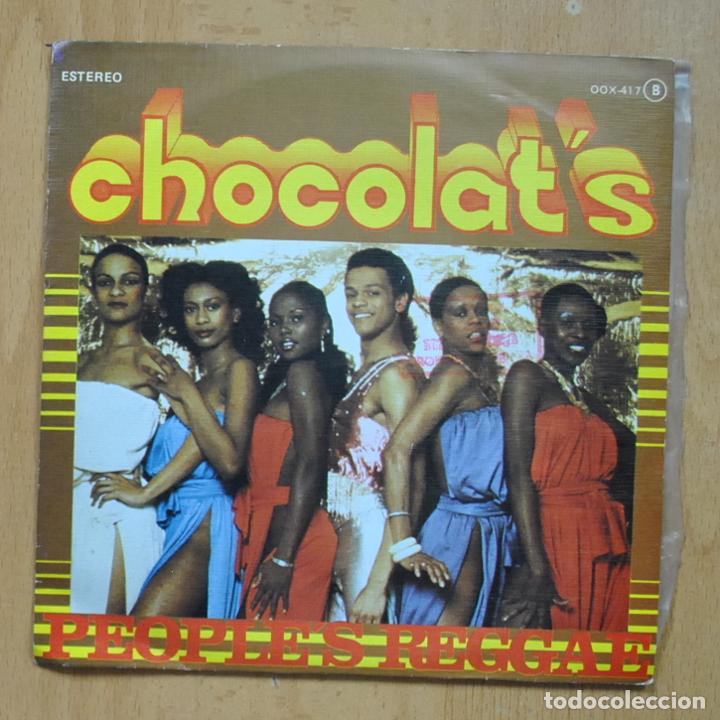 Discos de vinilo: CHOCOLATS - PEOPLES REGGAE - SINGLE - Foto 1