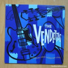 Discos de vinilo: THE VENDETTAS - THE MORE I WANT / THREE WAY LOVE - VINILO AMARILLO SINGLE. Lote 341703028