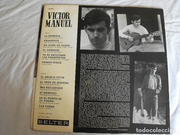 Discos de vinilo: Victor Manuel. La Romeria y otras. - Foto 2