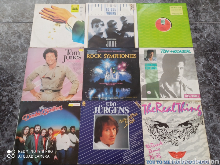 Discos de vinilo: Lote discos Pop - Rock - Internacional de los 80 (4 &euro; /VINILO)(Lote 261)