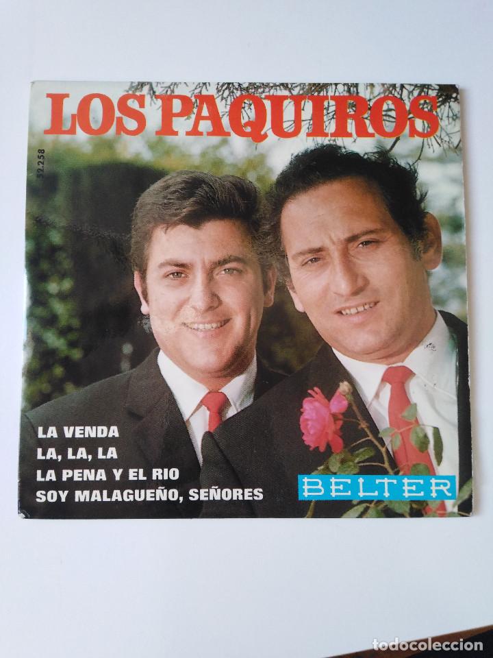 Discos de vinilo: Single Los Paquiros - Foto 1