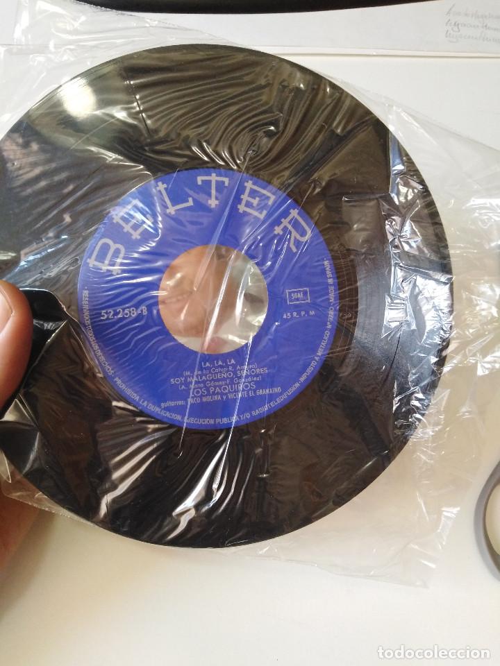 Discos de vinilo: Single Los Paquiros - Foto 3