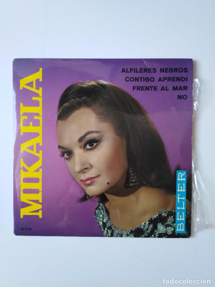 Discos de vinilo: Mikaela. Alfileres Negros - Foto 1
