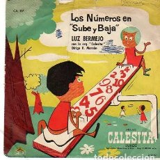 Discos de vinilo: LUZ BERMEJO, ORQUESTA CALESITA – EL CASAMIENTO DEL PIOJO Y LA PULGA - SINGLE ARGENTINA (CA-87). Lote 341827458