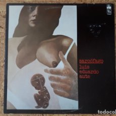 Discos de vinilo: LUIS EDUARDO AUTE - SARCÓFAGO (CANCIONES DE MUERTE) - ARIOLA - 1976 - VG/VG. Lote 341833463
