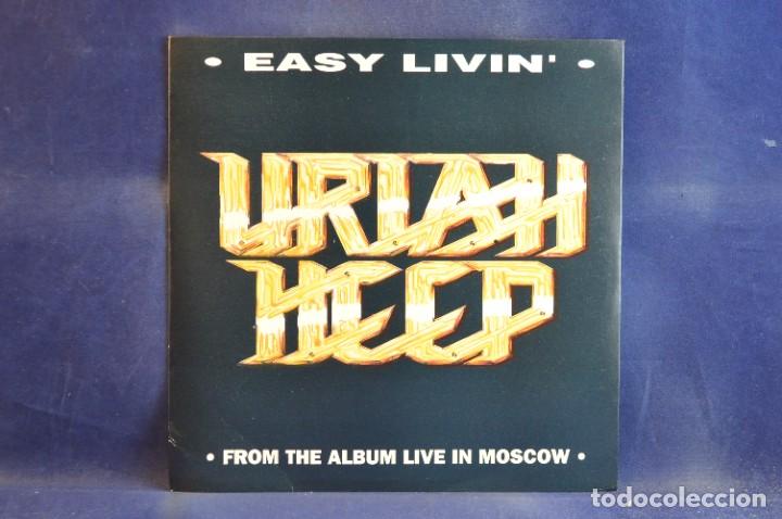 Discos de vinilo: URIAH HEEP - EASY LIVIN - SINGLE - Foto 1
