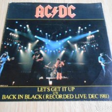 Discos de vinilo: AC / DC, SG, LET´S GET IT UP + 1, AÑO 1981. Lote 341870568
