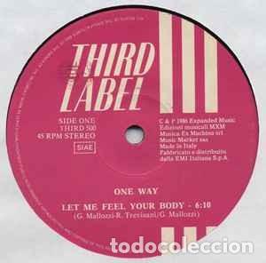 Discos de vinilo: One Way &lrm;&ndash; Let Me Feel Your Body - Foto 3