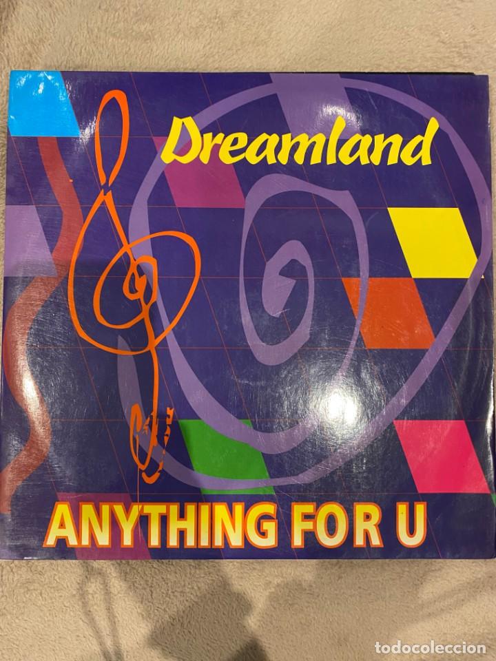 Discos de vinilo: DREAMLAND - ANYTHING FOR U MAXI SINGLE 1995 SPAIN - Foto 1