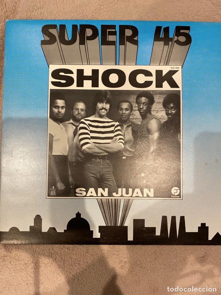 Discos de vinilo: SHOCK - SAN JUAN MAXI SINGLE SPAIN 1983 - Foto 1