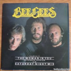 Discos de vinilo: BEE GEES - THE WOMAN IN YOU (MX) 1983. Lote 341908578
