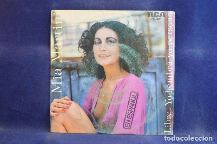 Discos de vinilo: MIA MARTINI - LIBRE: LIBERA - SINGLE - Foto 1