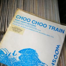 Discos de vinilo: SINGLE (FLEXI DISC) WOOSH- CHOO CHOO TRAIN, EYE PILGRIMS. 1989. RARO!. Lote 341936378