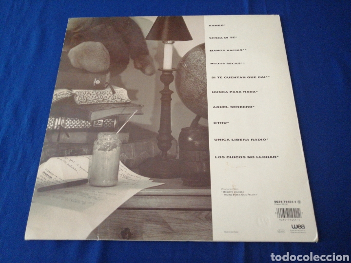 Discos de vinilo: MIGUEL BOSE - LOS CHICOS NO LLORAN - Foto 2